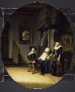Gerrit Dou Burgomaster Hasselaar and His Wife oil painting reproduction
